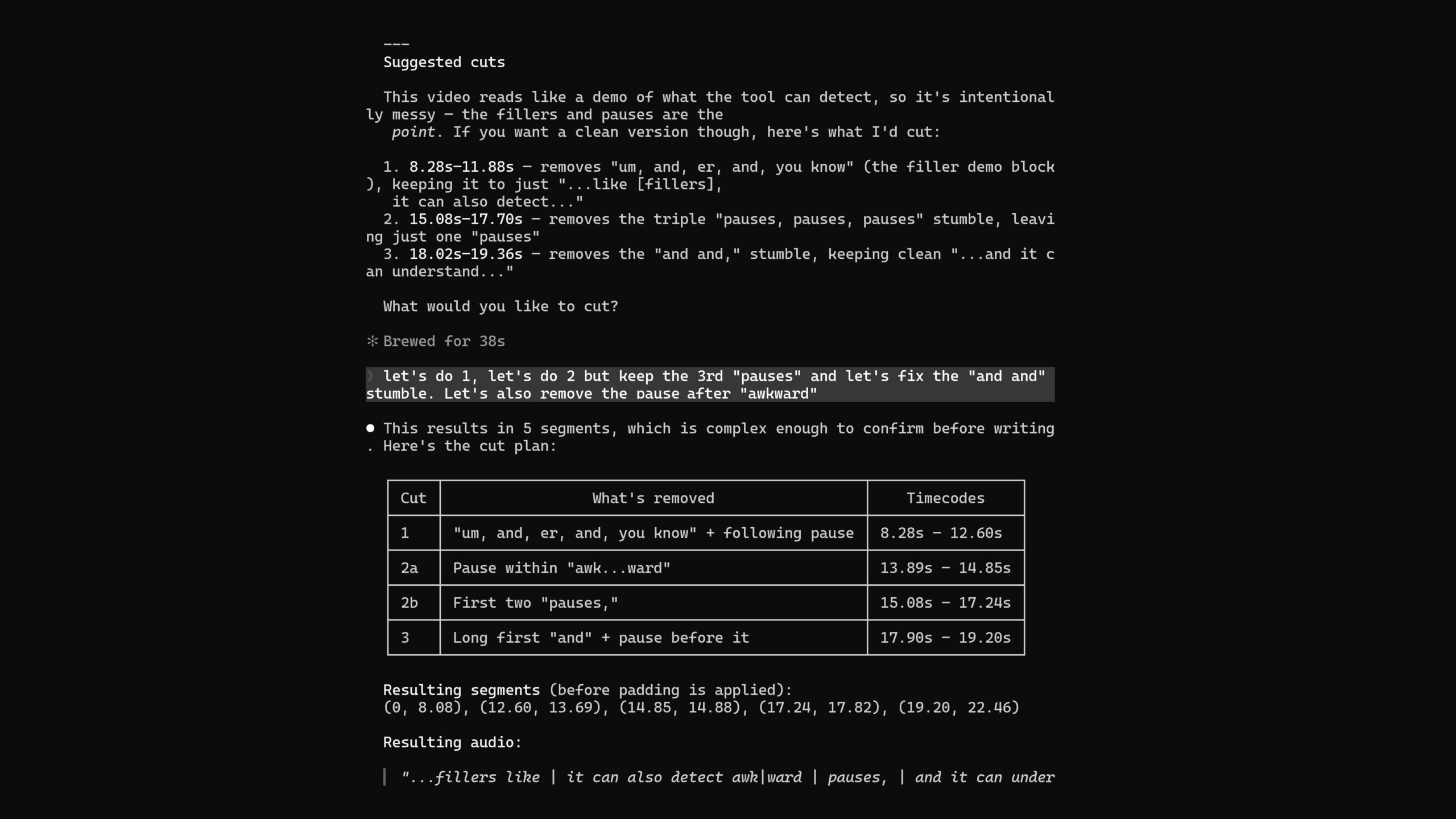 Building an AI Chat Interface for Editing Videos
